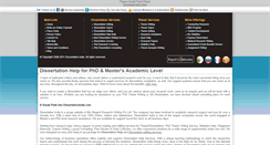 Desktop Screenshot of dissertationindia.com